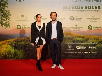 Antalya Altın Portakal Film Festivali kırmızı halı görüntüleri....