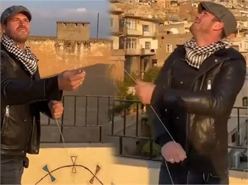 Kıvanç Tatlıtuğ, Mardin semalarında uçurtma uçurdu!