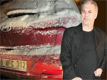 Tamer Karadağlı kaza yaptı: "Yağan kardan biz de nasibimizi aldık"